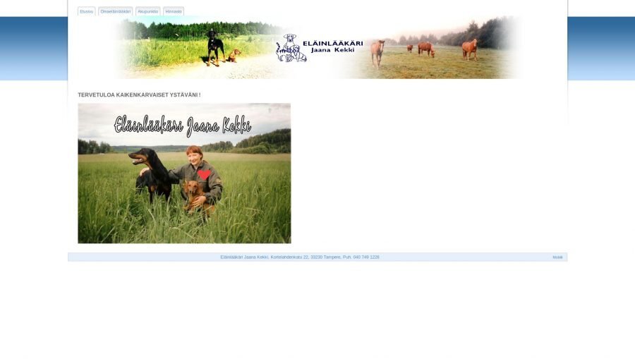 Eläinlääkäri Kekki Jaana