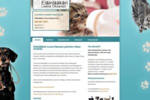 Eläinlääkäri Leena Oksanen